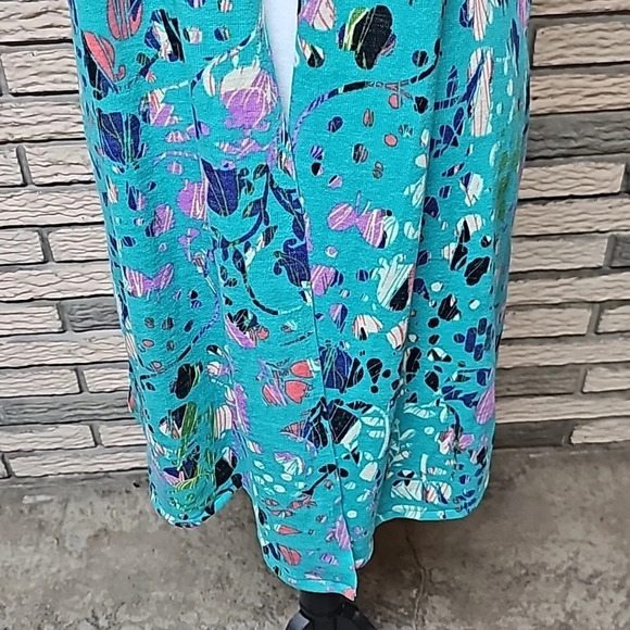 Lularoe Long Vest Sz S Excellent Condition - Picture 3 of 10